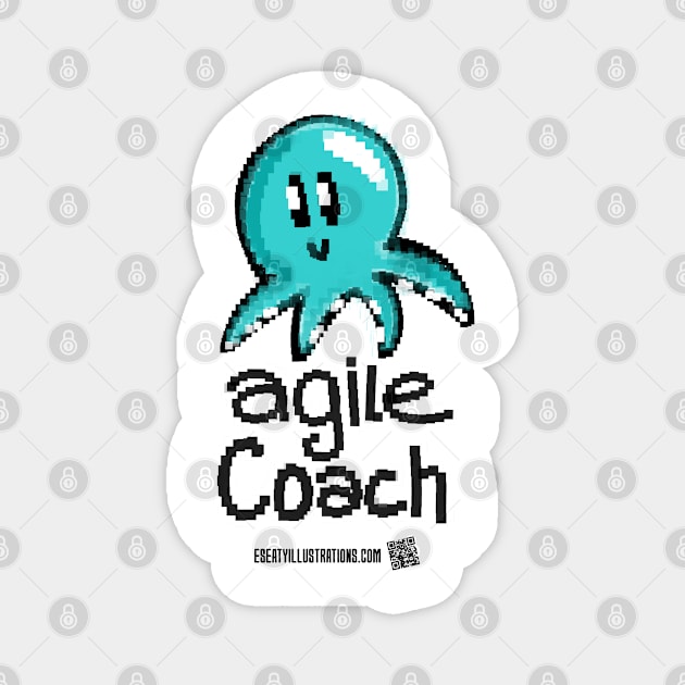 Agile Coach Pixel Art 1 Magnet by eSeaty