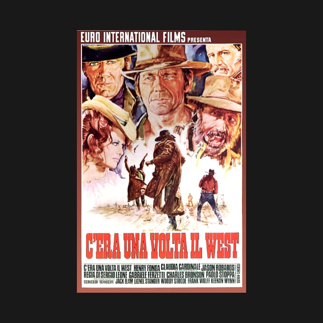 Classic Western Movie Poster - Once Upon a Time in the West by Starbase79