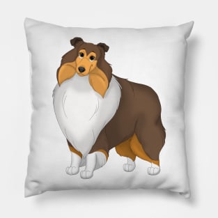 Sable Rough Collie Dog Pillow