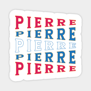 TEXT ART USA PIERRE Magnet