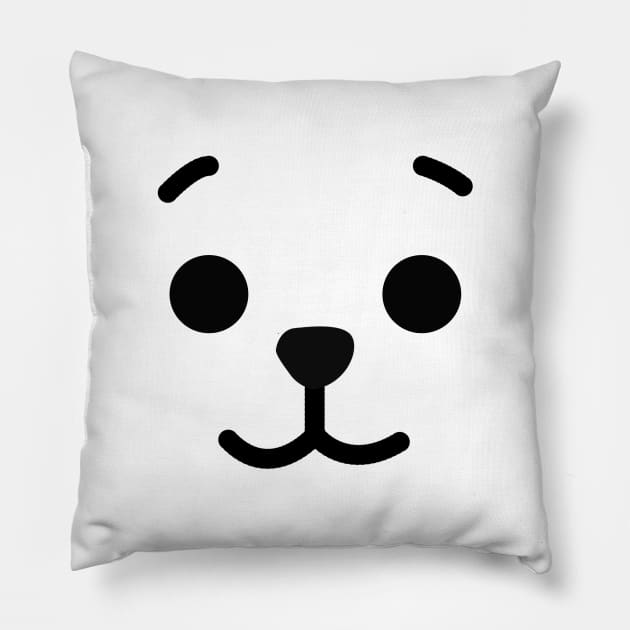 RJ (BTS) Pillow by tepudesigns