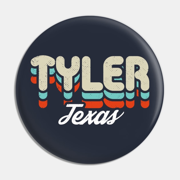 Retro Tyler Texas Pin by rojakdesigns