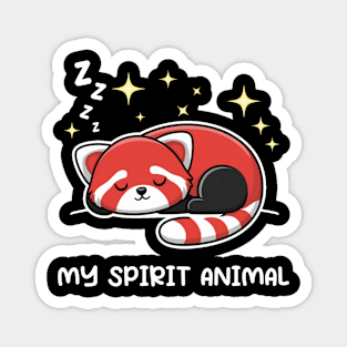 Red Panda My Spirit Animal Magnet