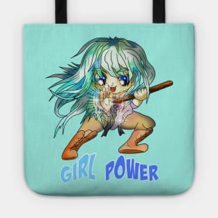 girl power warrior elf Tote