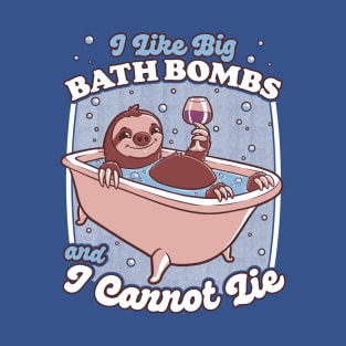 Relax Sloth Bubble Bathtub - Cute Pet Gift T-Shirt