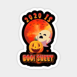 2020 Is BOO Sheet Halloween Ghost Magnet