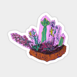 Crystal Terrarium Magnet