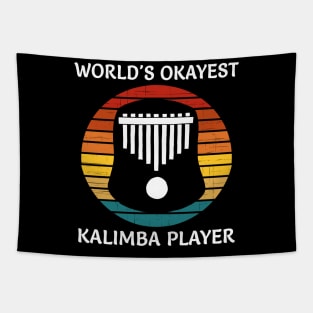 World's Okayest Kalimba Player Tapestry