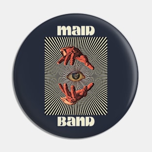 Hand Eyes Maid Band Pin