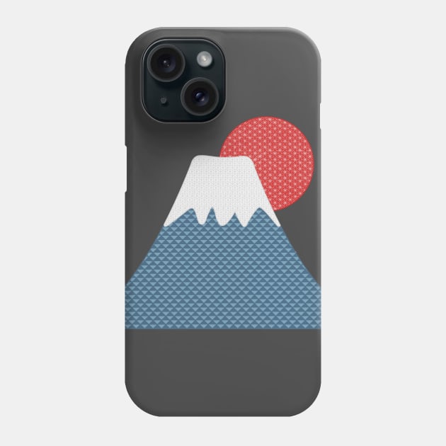 Fuji Phone Case by nuthatchdesigns