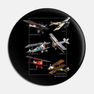 WWI Fighters Airplanes Pin