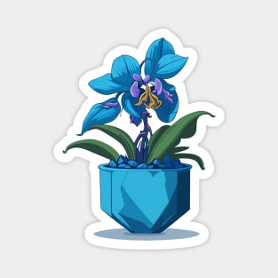 Potted Orchid Magnet