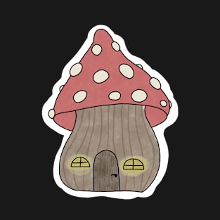 Cottagecore Mushroom House T-Shirt