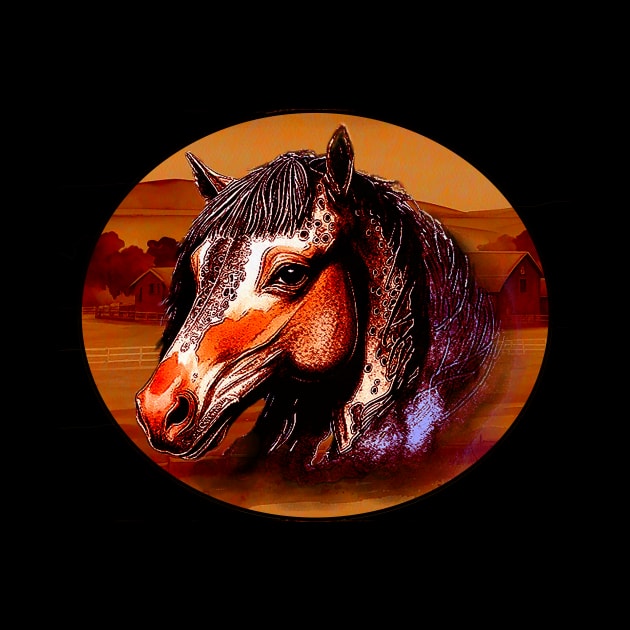 Appaloosa horse by VarietyStarDesigns