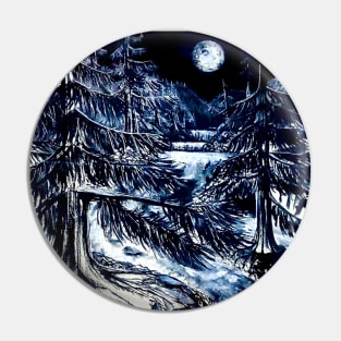 By the Light of the Moon Pin