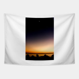 San Clemente Island at Dusk's Edge Tapestry