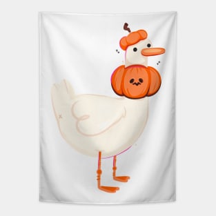 Pumpkin Goose Tapestry