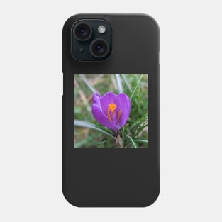 Purple and Orange Flower 3 Phone Case