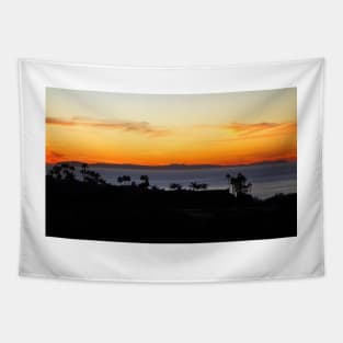 Catalina Island from Dana Point Tapestry