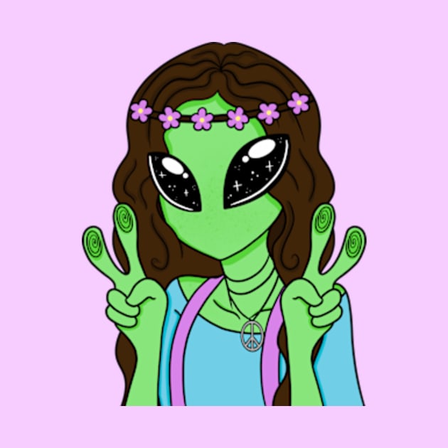 alien hippie by Torribells Treasures