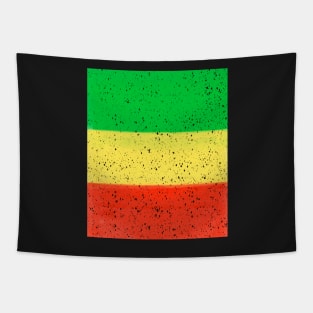 Rastafari reggae - Jamaica Rasta colours Colors distressed pattern Tapestry