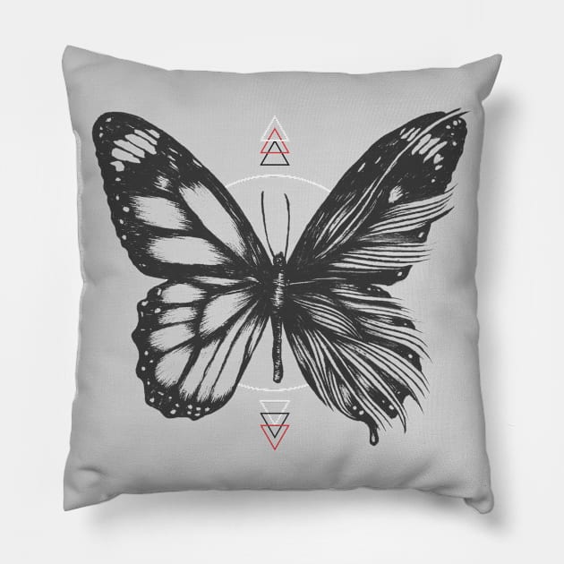 Delicate Existence Pillow by normanduenas