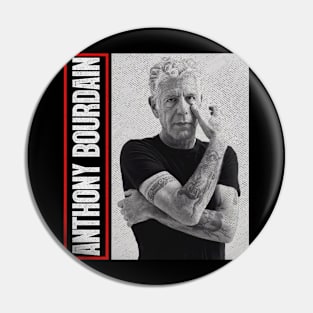 Anthony Bourdain // Vintage Pin