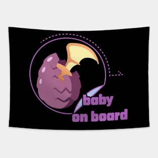 baby on board Tapestry