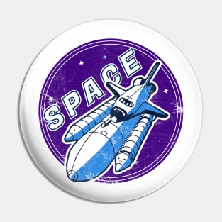 Space Design vintage style Pin