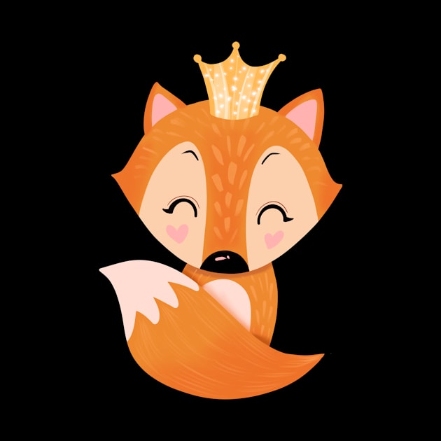 Cute fox - Hameoart by Hameo Art