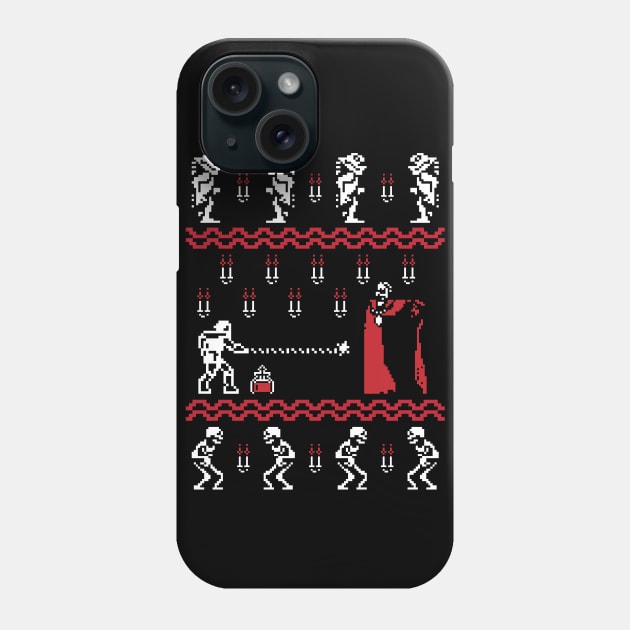 Christmasvania - Ugly Sweater, Christmas Sweater & Holiday Sweater Phone Case by RetroReview