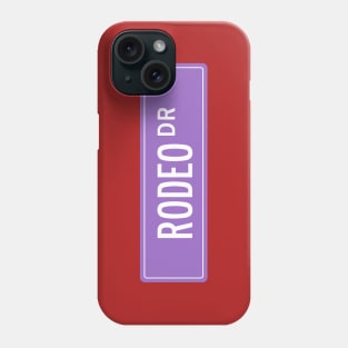 Rodeo dr purple Phone Case