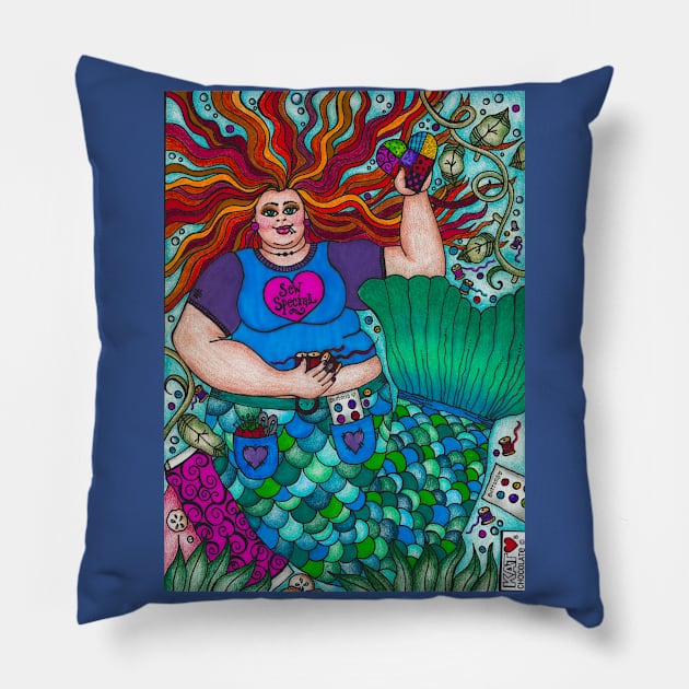 Sew Special Mermaid Pillow by Kat Loves Chocolate