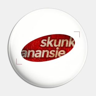 Skunk Anansie - simple red elips vintage Pin