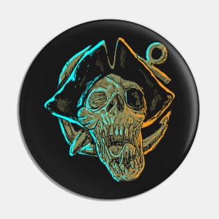 Zombie Pirate Pin