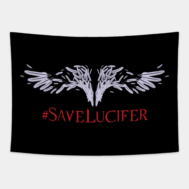 Save Lucifer: Lucifan fanart Tapestry by hyperactive