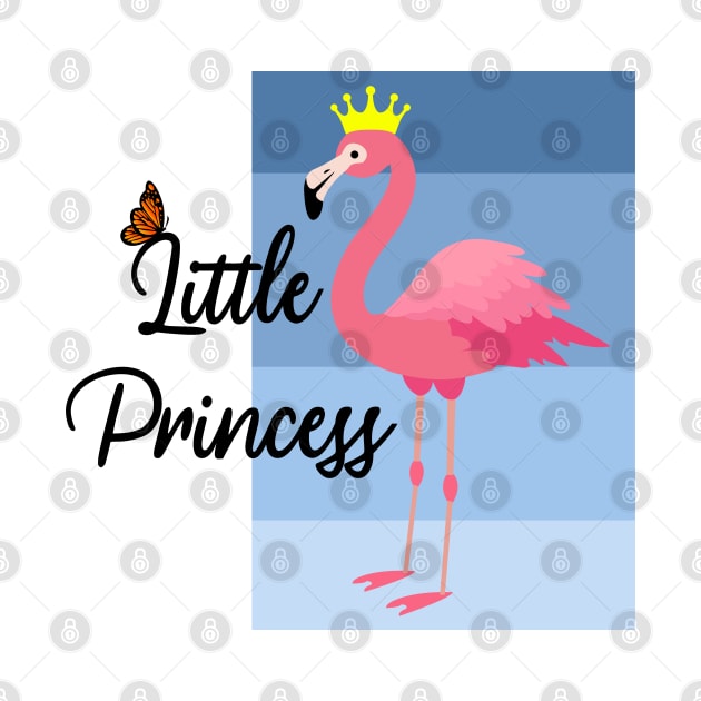 Little Princess Pink Flamingo Design by VelvetRoom