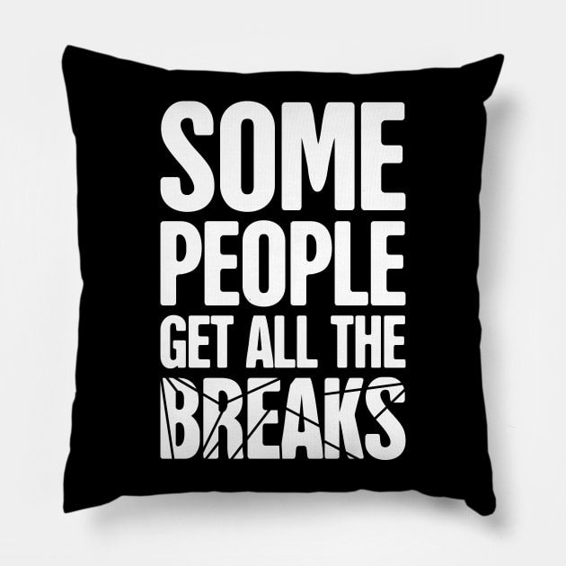 Breaks Fractured Broken Arm Get Well Gift Pillow by MeatMan