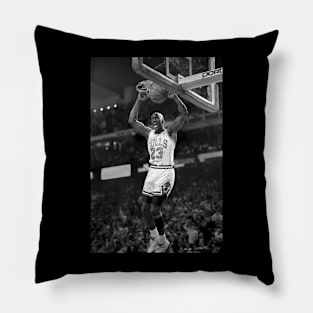 BASKETBALLART -JORDAN BLACK WHITE 18 Pillow