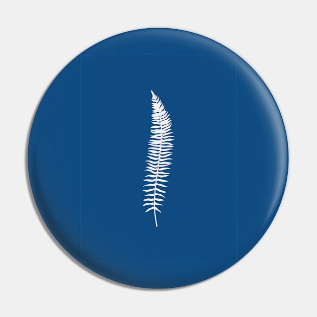 Blue Botanical I Pin by Seven Trees Design