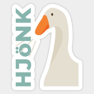  Goose with Knife - Untitled Goose Game Sticker - My STICKER  Design - Sticker Graphic