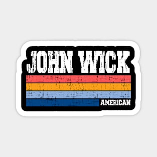 John Wick // Retro Style Magnet