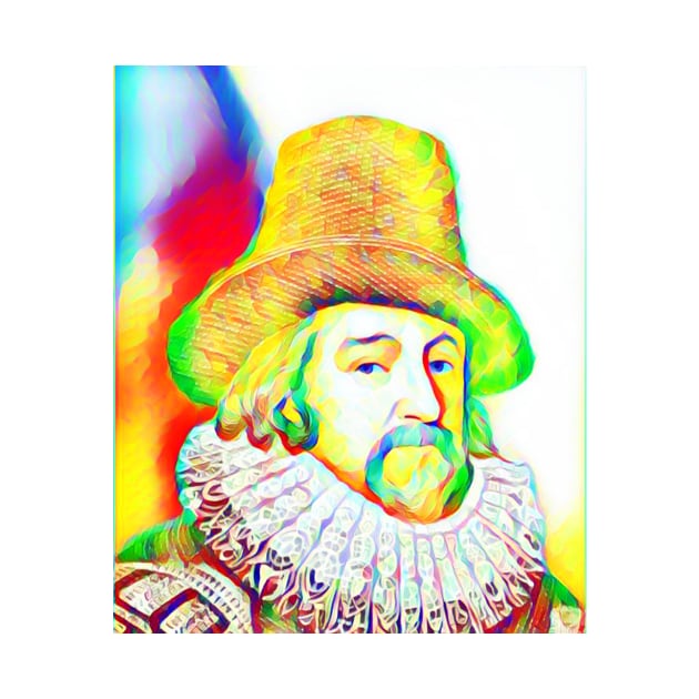 Francis Bacon Colourful Portrait | Francis Bacon Artwork 12 by JustLit