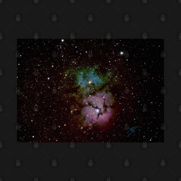 The Trifid Nebula by Sidetrakn