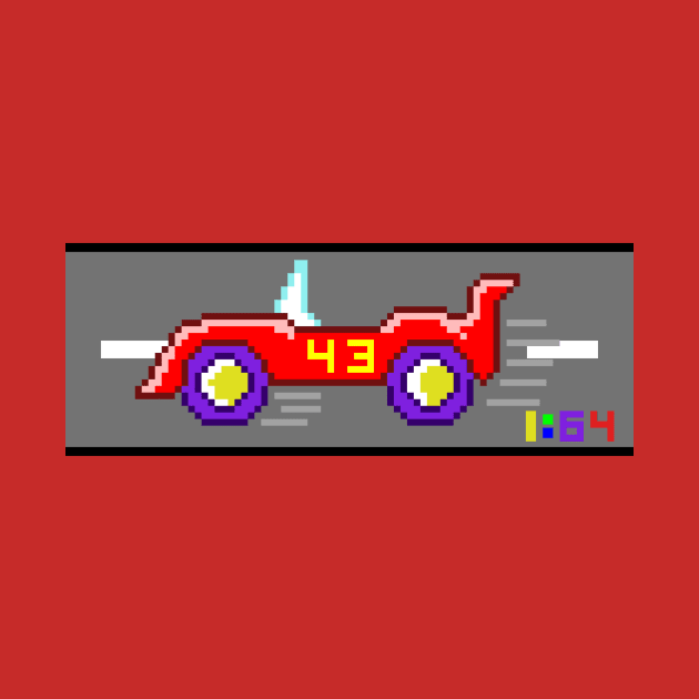 Pixel Race Car 1:64 Scale by RD Doodles