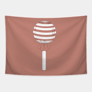 Chocolate stripe lollipop Tapestry