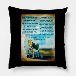 Sketch Drawing and Edgar Allan Poe's Poem Pillow