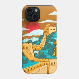 Great Wall of China by Cindy Rose Studio Phone Case