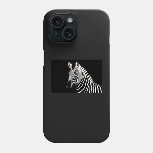 Zebra : Monochromatic | Black and White Series Phone Case