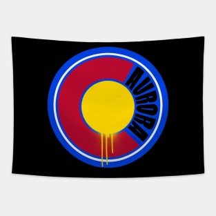 The Aurora Colorado Drip Tapestry